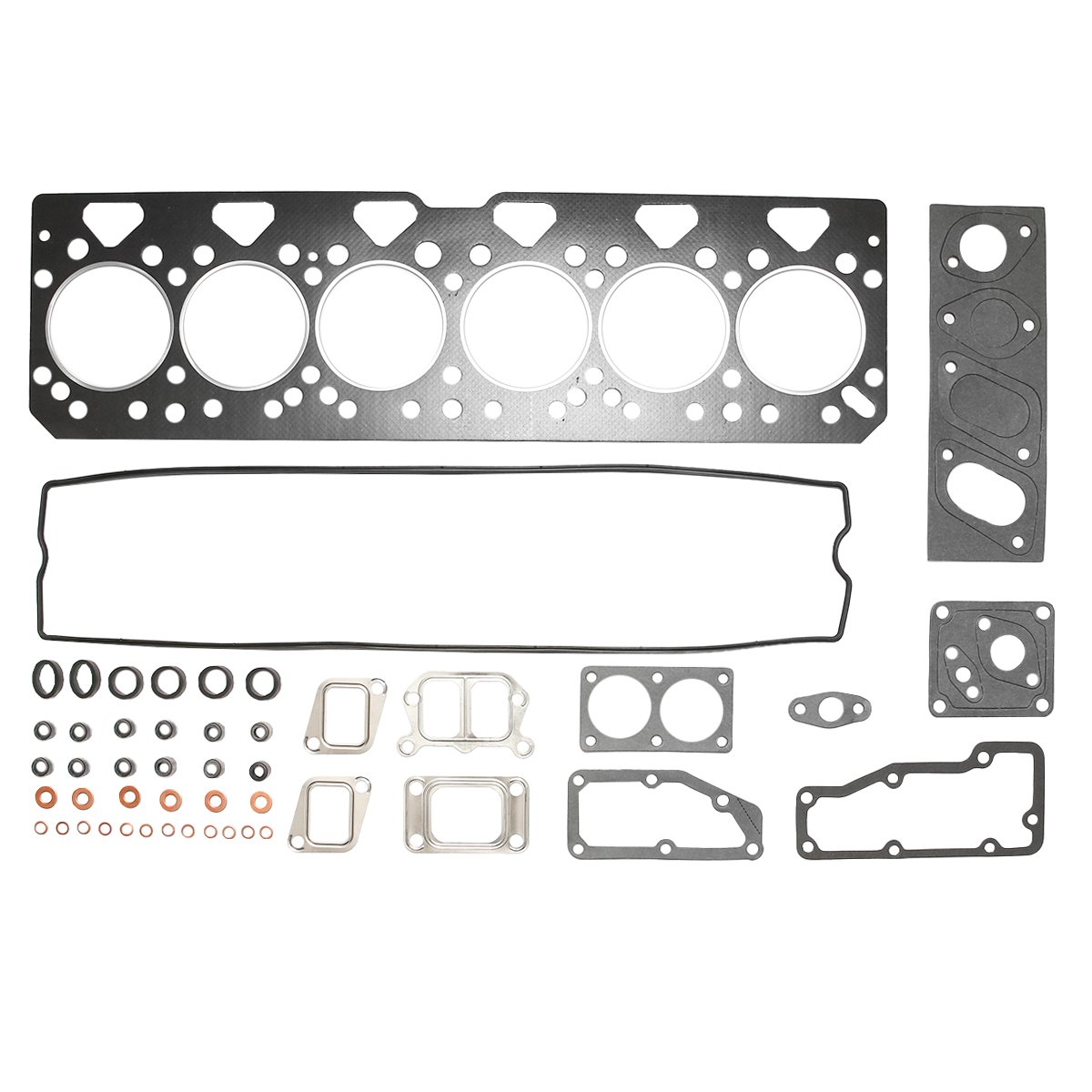 Set garnituri motor superioare pentru Landini, Massey Ferguson, JCB, motor Perkins cod OEM 02/200783, 3637097M91, 3638659M91, 3638697M91, 4224665M91, U5LT0179, U5LT1179, U5LT0051, U5LT0151